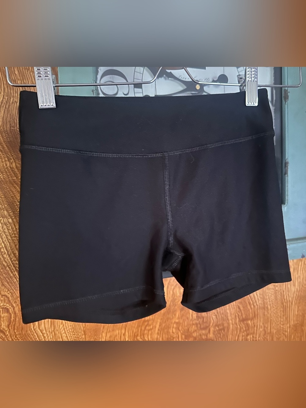 90 Degree By Reflex Black High-Waist Bike Shorts